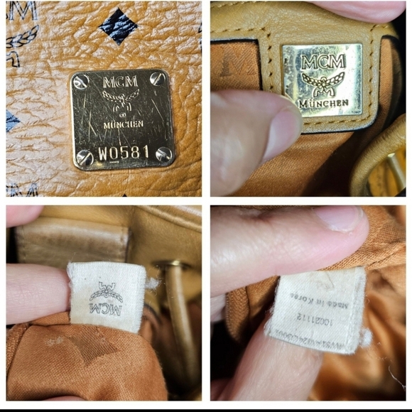 🔹️ MCM 🔹️VISETOS BUCKET/ HANDBAG (missing strap) ✨️🤎 - Picture 4 of 12